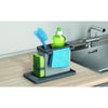 Metaltex Metaltex Kitchen Helpers Organizzatore del lavandino in ordinazione 24x13x14 cm grigio