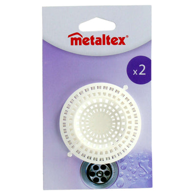 Filtro Shot Metaltex Metaltex 2 pezzi in plastica bianca