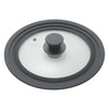 Metaltex Metaltex Pan tanca 16-20 cm de vidrio de silicona negra