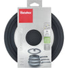 Metaltex Metaltex Pan tanca 16-20 cm de vidrio de silicona negra