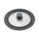 Metaltex Metaltex Pan Tanca da 20-24 cm in vetro silicone nero