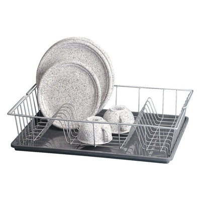 Metaltex metaltex colonia rack di scarico da 48x30 cm grigio argento
