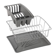 Metaltex aquatex plus sinatra design afdruiprek antraciet zilver - afbeelding 2