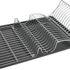 Metaltex Metaltex drup rock wingtex 51x31 cm antracite argento a 2 pezzi
