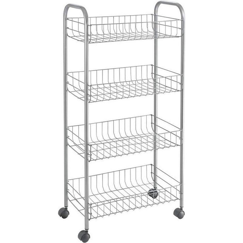 Metaltex Metaltex Kitchen Bathem Storage Trolley ascona 41x23x84 cm ruedas