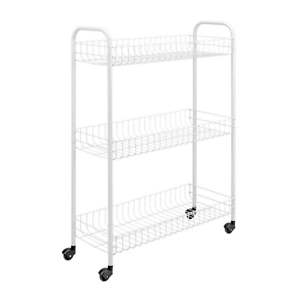 Tomado-Metaltex Tomado-Metaltex Slim Kitchen Trolley con ruedas 23x56x84 cm blanco