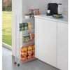 Metaltex Metaltex Fino Storage Rack 4 pisos 58x16x95 cm blanco