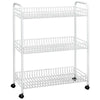 Tomado-Metaltex Tomado-Metaltex Grande portaoggetti su ruote 64x31x84 cm argento