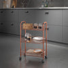 Metaltex Metaltex Baño Kitchen Trolley Lugano Cobre