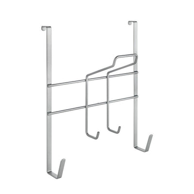Metaltex metaltex sopra lo spazio della porta saver strijkethouder 28x12x28 cm argento