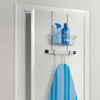 Soporte de placa de planchar metaltex metaltex 28x15x49 cm de plata