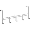 Metaltex Metaltex Door Cock Pila 5 Hakes 38x15 cm de plata