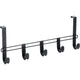 Metaltex Metaltex Doorkach Stace 5 Hakes 38x6x15 cm nero