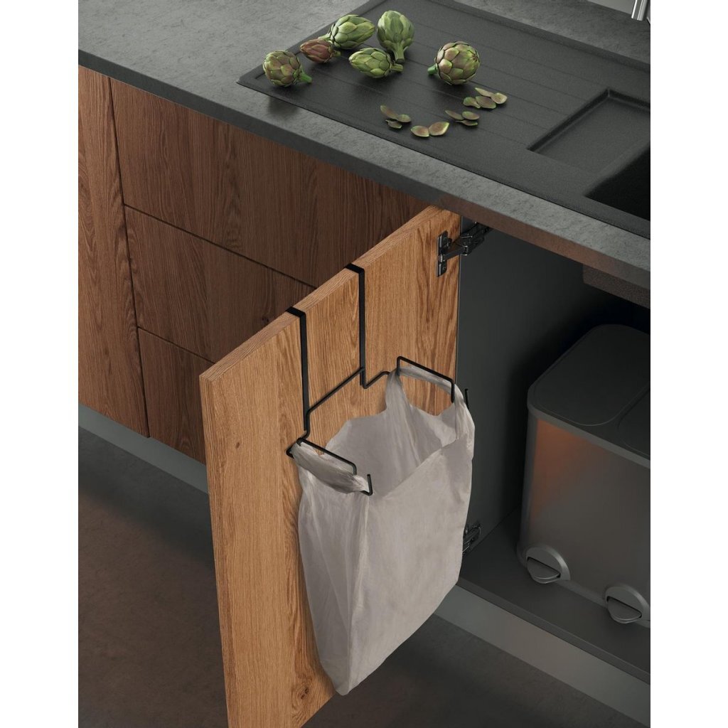 Metaltex Metaltex Galileo Boba de basura 21x14x19 cm Negro