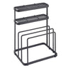 Metaltex Metaltex Tokyo Line Rack para barcos Kleass and Slips 16x12x22 cm negro
