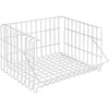 Metaltex metaltex bernina cesta de alambre apilable 34x27x20 cm blanco