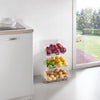 Metaltex metaltex bernina cesta de alambre apilable 34x27x20 cm blanco