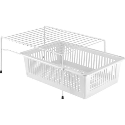 Metaltex metaltex rek + cesta 33x45x20 cm blanco