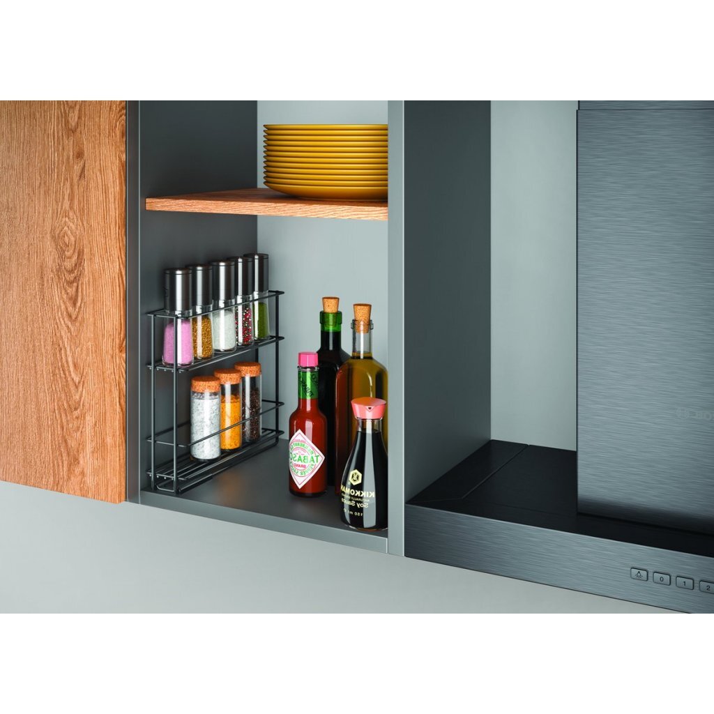 Metaltex Metaltex Extendible Spice Rack negro