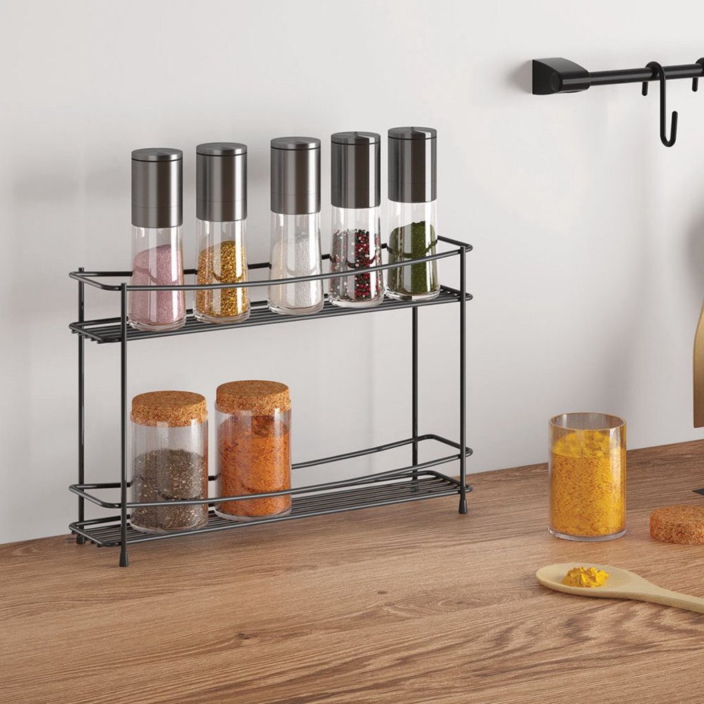 Metaltex MetalTex Kumino Spice Rack Matte Metal