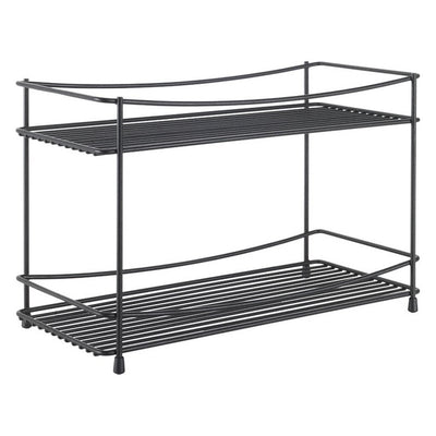 Metaltex Metaltex Origano erbe rack 2 pavimenti in metallo nero opaco
