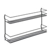 Metaltex Metaltex Pepito Herb Rack 2 pisos 36x8x19 cm negro