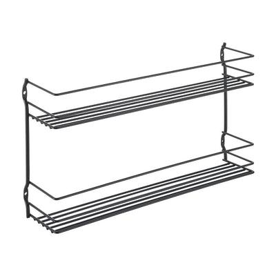 Metaltex pepito kruidenrek 2 etages 36x8x19 cm zwart