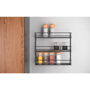 Metaltex pepito kruidenrek 3 etages 36x32x8 cm zwart - afbeelding 2