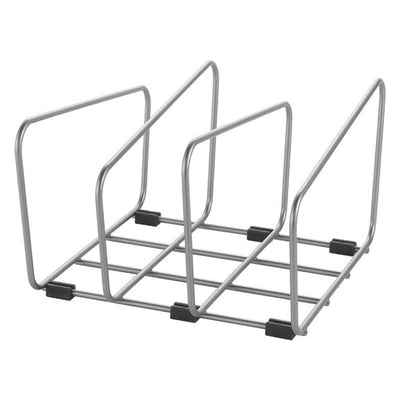 Metaltex backy bakspullen en snijplankhouder 22x21x14 cm zilver