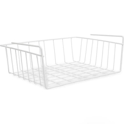 Cesto di appenione metaltex metaltex 40x26x14 cm metallo bianco