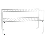 Metaltex sky ruimtewinner 2 etages 47x23x26 cm zilver - afbeelding 1