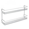 Metaltex Metaltex Space Saver Kitchen Pepito Herb Rack 2 pisos 36x8x19 cm de plata
