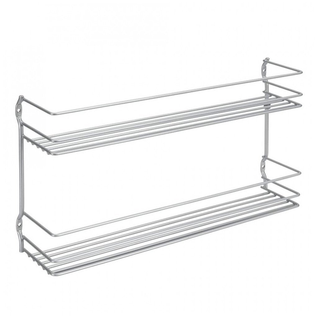 Metaltex Metaltex Space Saver Kitchen Pepito Herb Rack 2 pisos 36x8x19 cm de plata