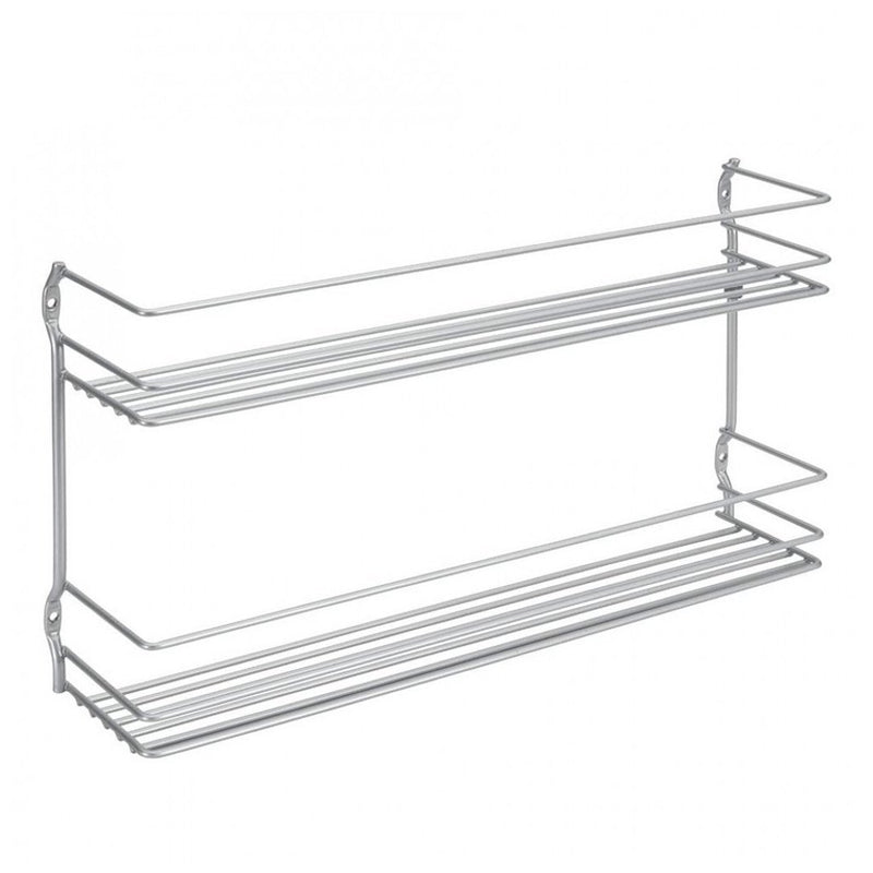 Metaltex Metaltex Space Saver Kitchen Pepito Herb Rack 2 pisos 36x8x19 cm de plata