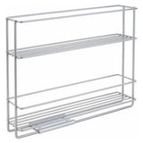 Metaltex space saver smart kitchen uitschuifbaar kruidenrek 6x28x22 cm zilver - afbeelding 1