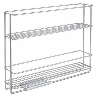 Metaltex Metaltex Space Saver Kitchen extensible Rack de especias 6x28x22 cm de plata