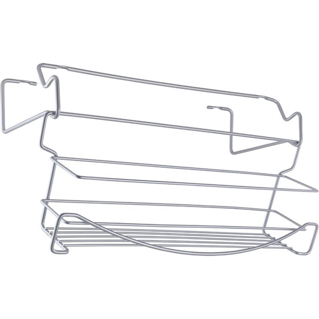 Estante de especias plegable metaltex metaltex 40x28x33 cm de plata