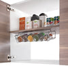 Estante de especias plegable metaltex metaltex 40x28x33 cm de plata