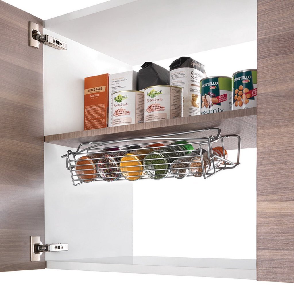 Estante de especias plegable metaltex metaltex 40x28x33 cm de plata
