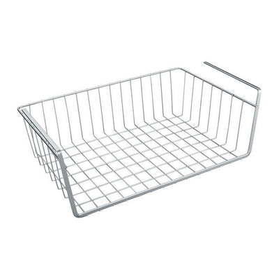 Cesto di stoccaggio Kanguro metaltex metaltex 40x26x14 cm argento