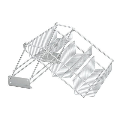 Metaltex metaltex su e giù rack 33x28x22 cm argento