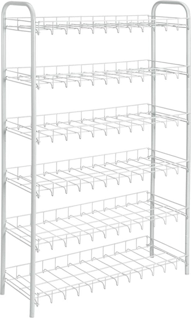 Metaltex Metaltex Shoe Rack Shoe de 6 capas 6 Blanco