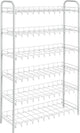 Metaltex tomado metaltex zapato 6 estante de zapato blanco 64x23x104 cm 6 pisos