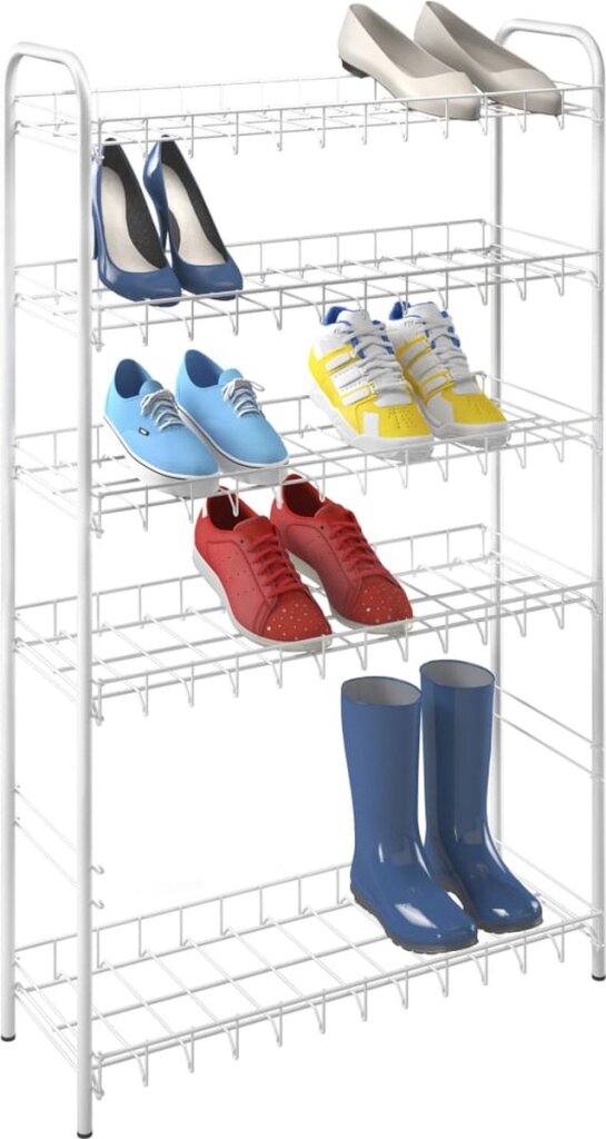 Metaltex Metaltex Shoe Rack Shoe de 6 capas 6 Blanco