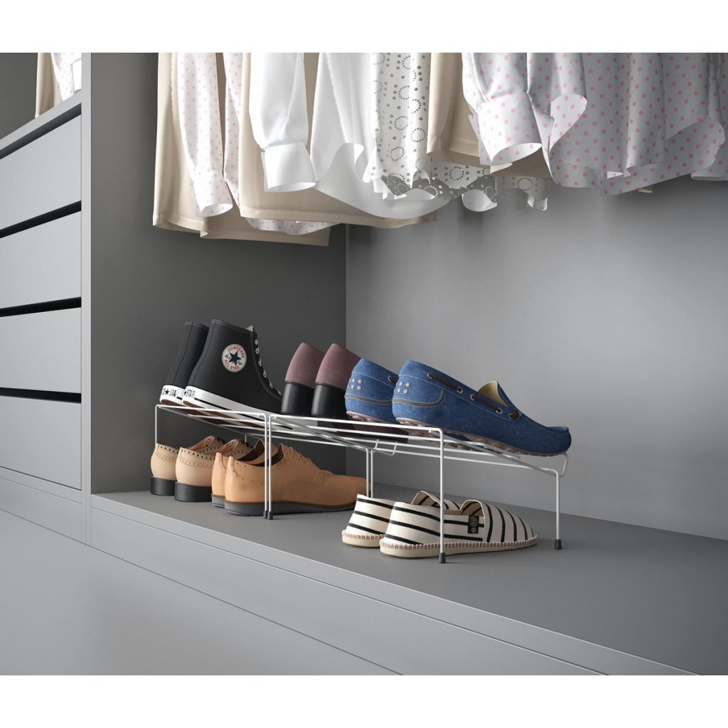 Metaltex Metaltex Cipok Shoe Rack 42x24x17 cm 2 piezas blancas