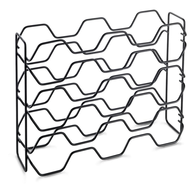Metaltex Metaltex Wine Rack Hexagon para 15 botellas 43x12x34 Negro
