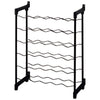 Tomado-Metaltex Tomado-Metaltex Chianti Rack de vino para 30 botellas 68x50x26 cm Negro