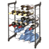 Tomado-Metaltex Tomado-Metaltex Chianti Rack de vino para 30 botellas 68x50x26 cm Negro