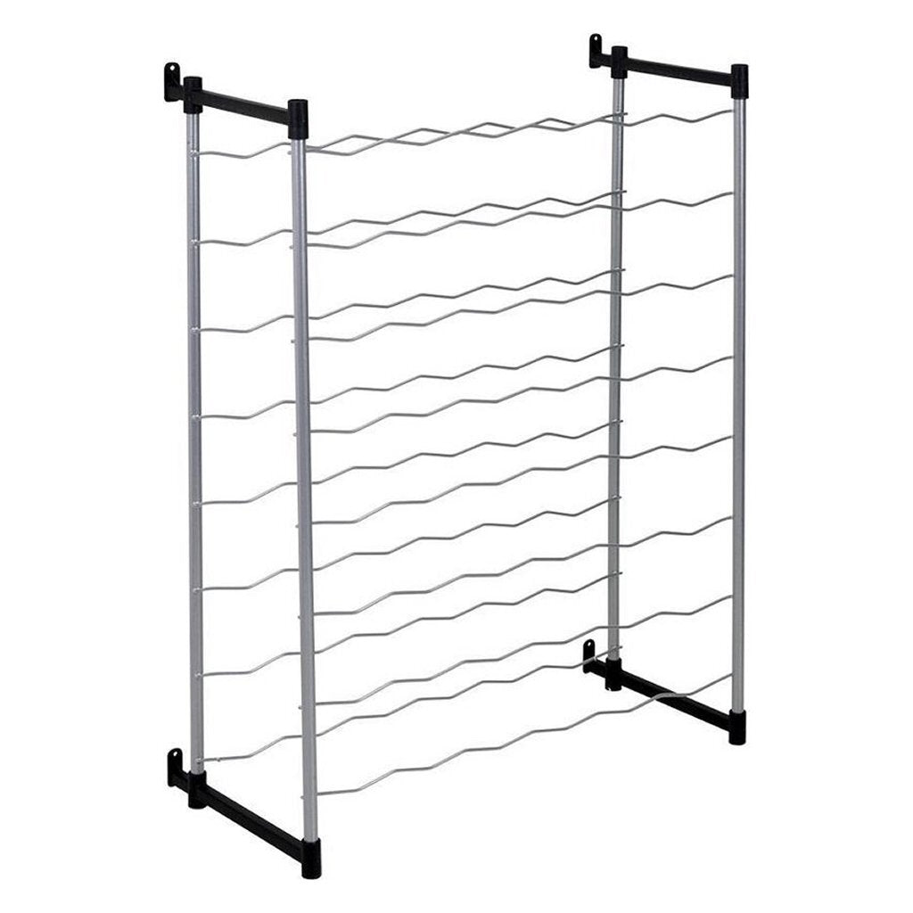 Metaltex Metaltex Merlot Bottle Rack para 48 botellas 59x26x85 cm Silver Black