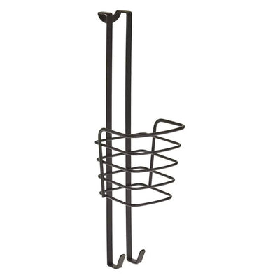 Porta di acconciatura metallico metaltex metaltex 11x12x37 cm nero